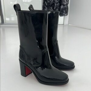 Christian Louboutin Black Women's rainBoots